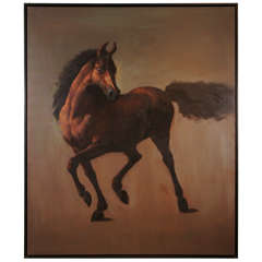 A Large Horse Painting