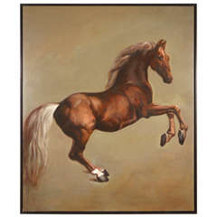 A Large Horse Painting