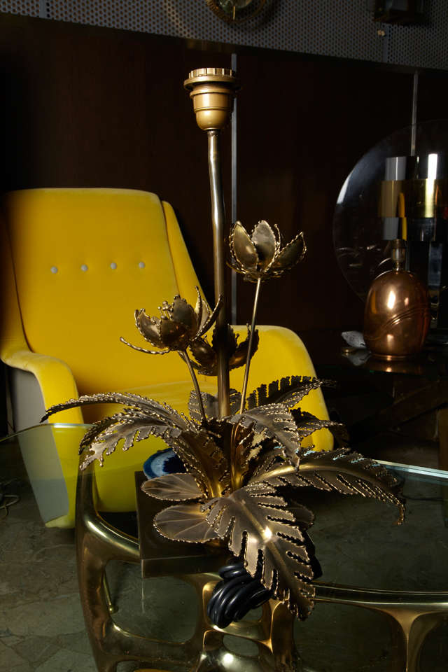 Agate Very Original Table Lamp by Henri Fernandez