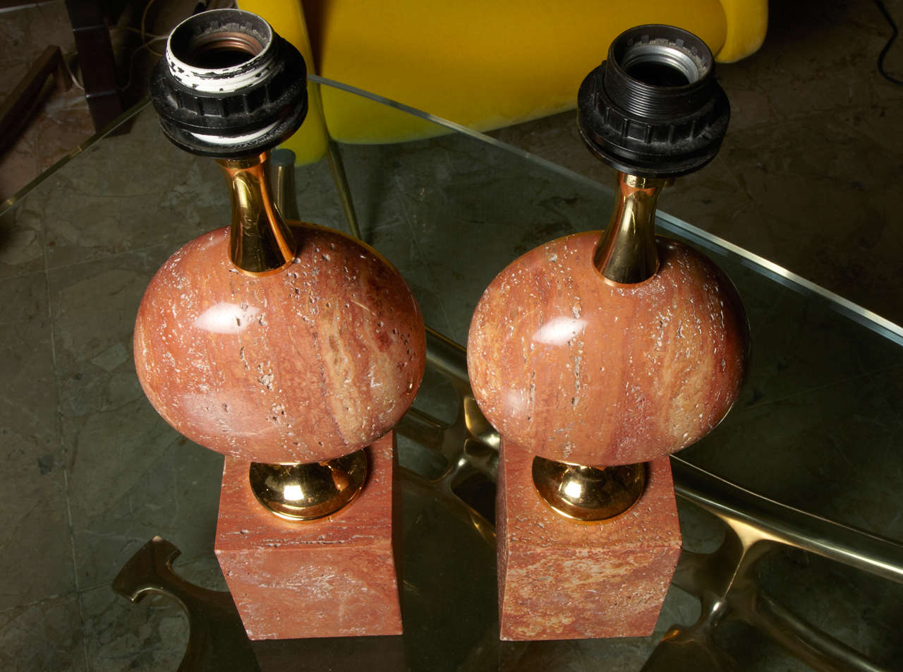 Nice Pair of Table Lamps by Barbier