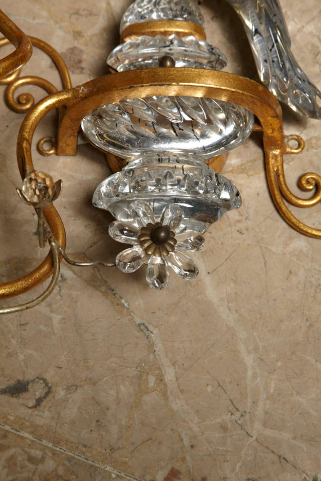 French Beautiful Pair of Sconces by Maison Baguès