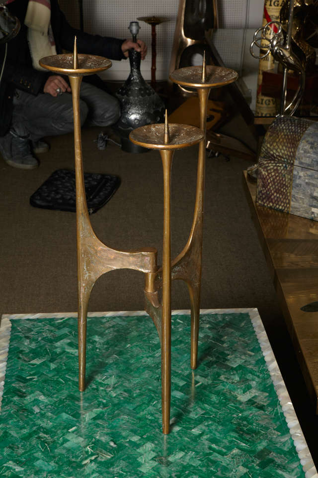 Mid-20th Century Huge Candleholder by Van Heeck For Sale