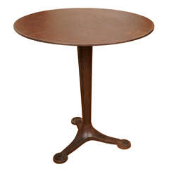 Cast Iron French Circular Art Deco Bistro Table