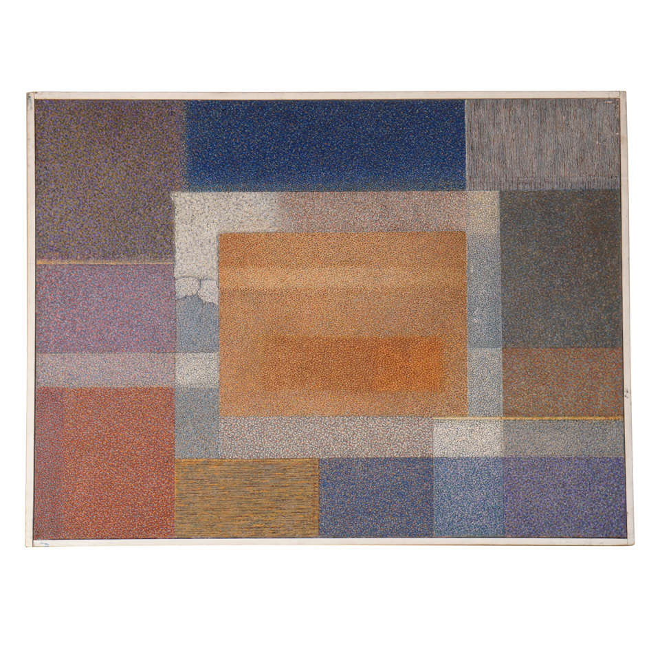 Elaine Wesley, Pointillist Geometric Composition