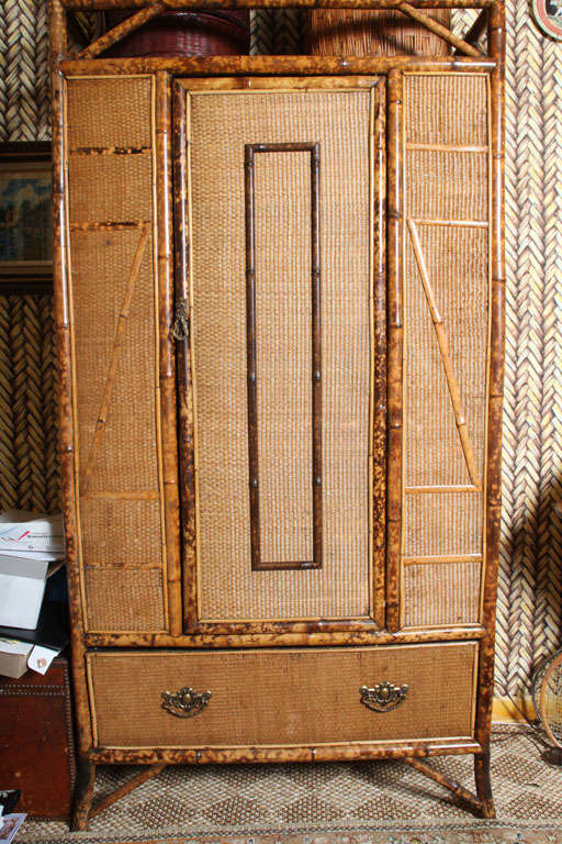 rattan armoire