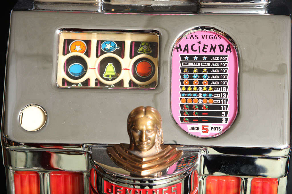 Metal Jennings rare 50 cent slot machine For Sale