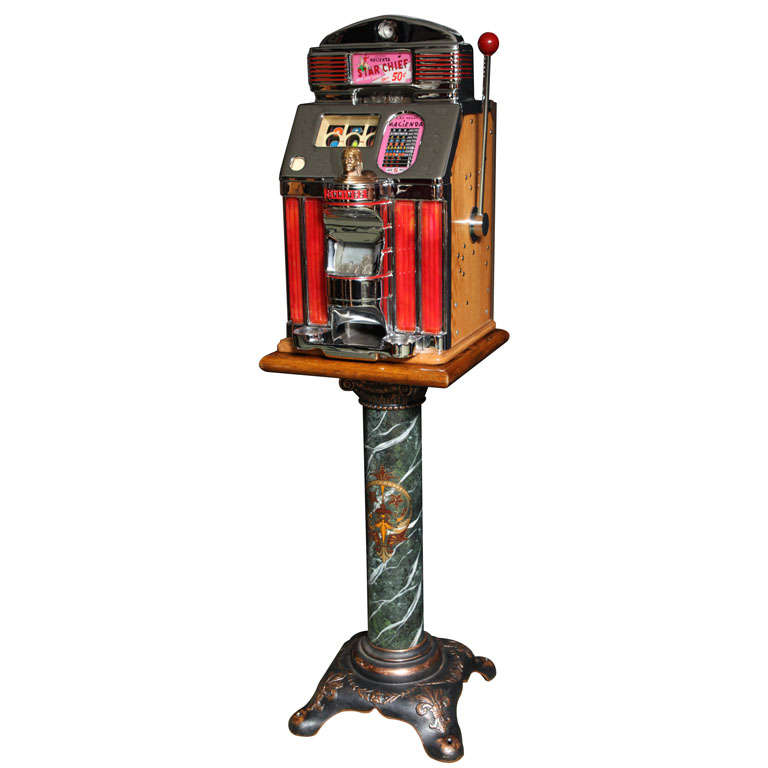Jennings rare 50 cent slot machine For Sale