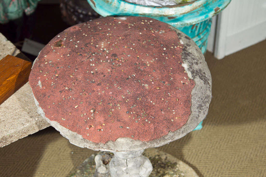 Mid-20th Century Garden Mushroom For Sale