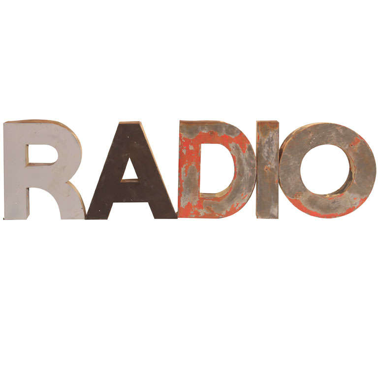 RADIO Sign Letters