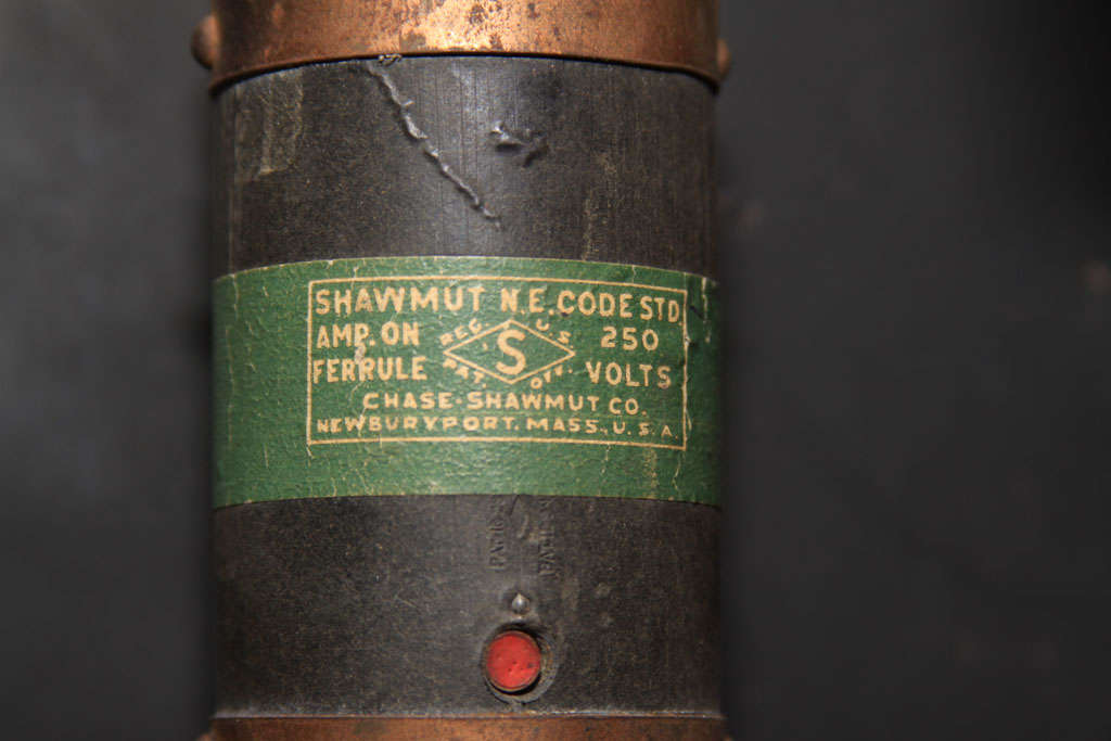 Old Seattle Hotel Copper Fuse Panel/Kill Switch 2
