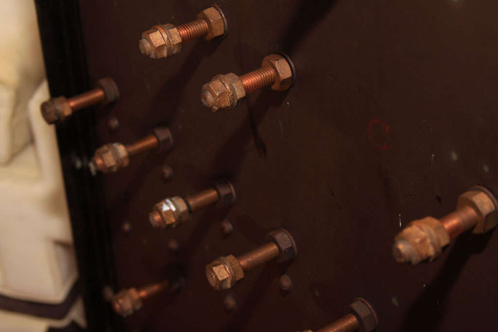 Old Seattle Hotel Copper Fuse Panel/Kill Switch 5