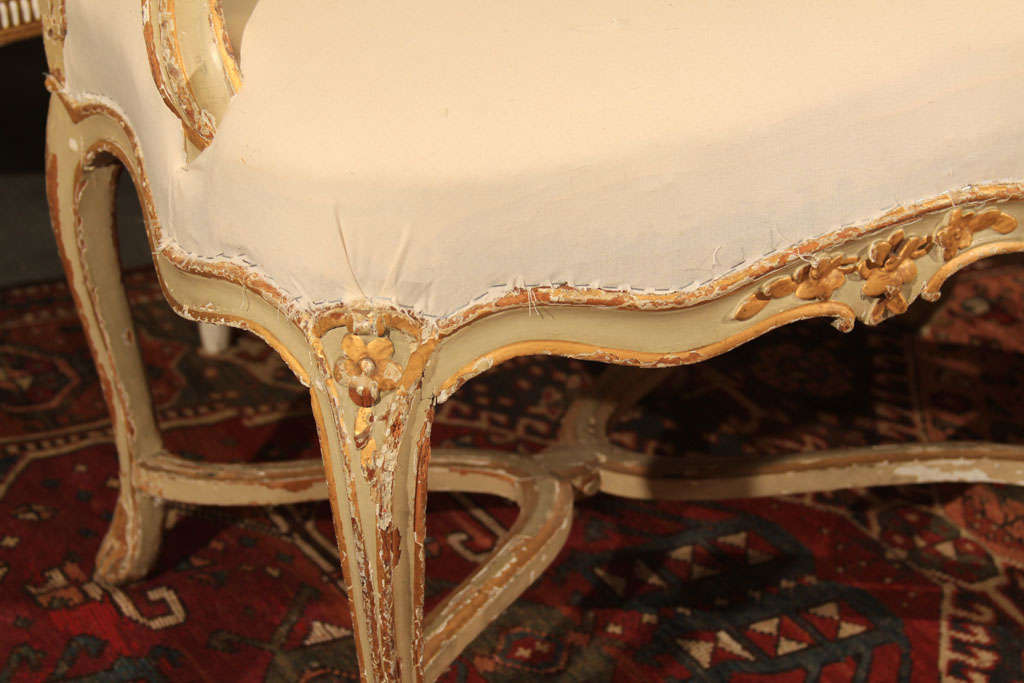 French Pair of Louis XV Arch Chairs