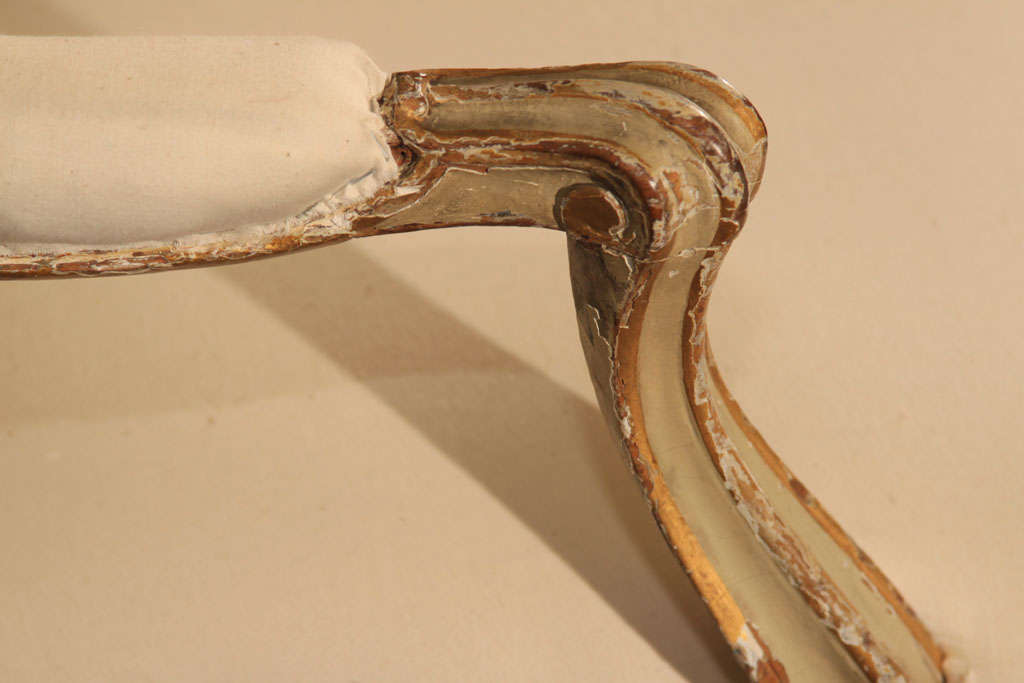 19th Century Pair of Louis XV Arch Chairs