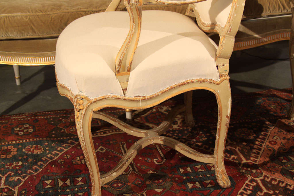 Pair of Louis XV Arch Chairs 2
