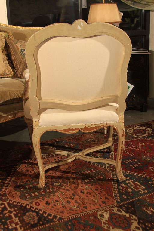 Pair of Louis XV Arch Chairs 3