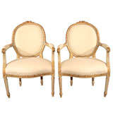 Pair of Louis XVI Style Chairs Pair of Louis XVI Style Chairs