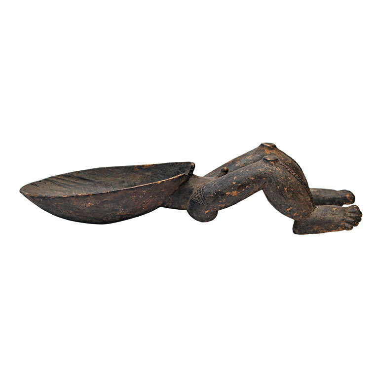 African Art-Anthropomorphic Ceremonial Spoon/bowl For Sale