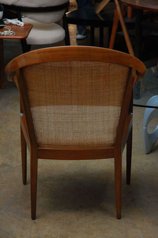 Pair of cane armchairs by Kipp Stewart for Directional 3