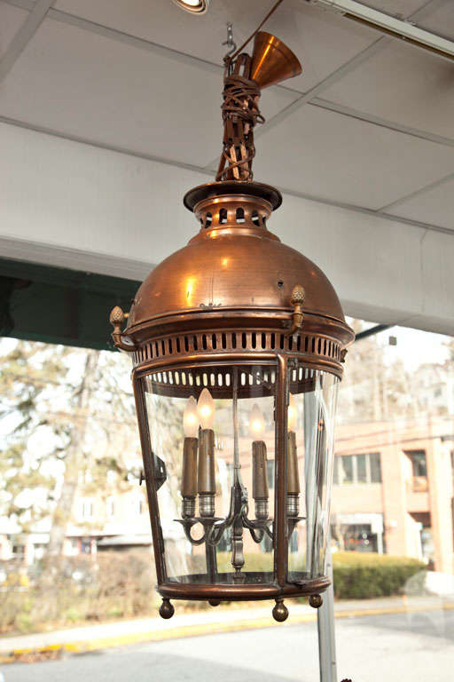 Impressive Copper, Bronze & Silver Lantern