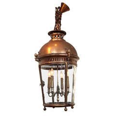 Impressive Copper, Bronze 
Silver Lantern