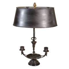 Continental Bronze Bouillotte Lamp