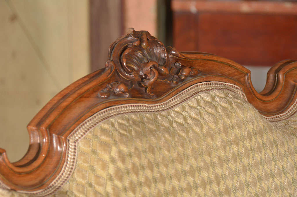 Stunning Louis XV Style Fruitwood Fauteuil For Sale 2