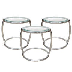 Gary Gutterman : Set Of Three 'Ough' Side Tables