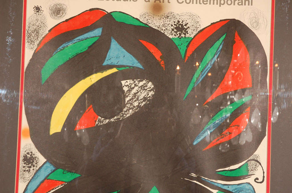Spanish Original Poster by Miró for the Opening of the 