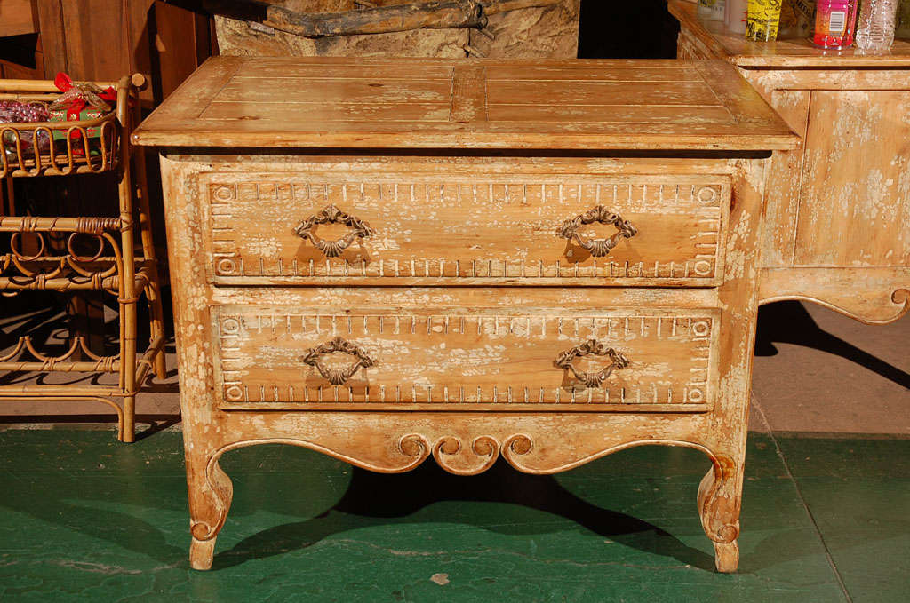 Pair of quality custom made nightstands or endtables. These tables have lovely detail, from the slated tops, the subtle design on the drawer fronts, the serpentine apron, and strong handsome hardware. The finish has many many coats applied--it is a