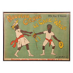 1903 French Cake Walk Lithograph