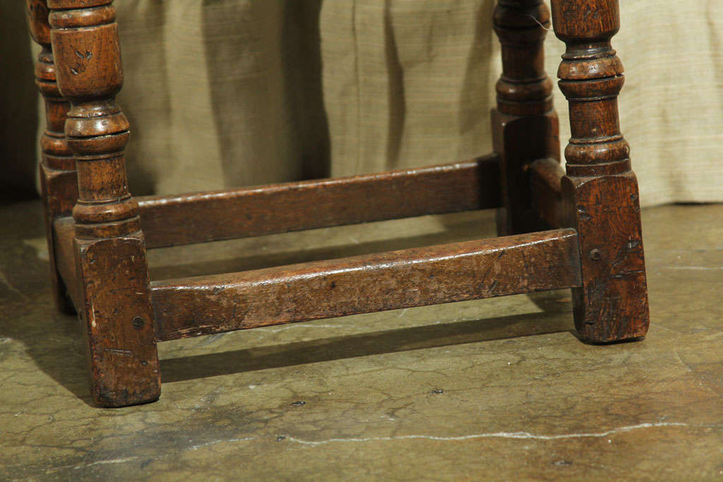 Wood Early 20th Century Jacobean Style Walnut Pub Table For Sale