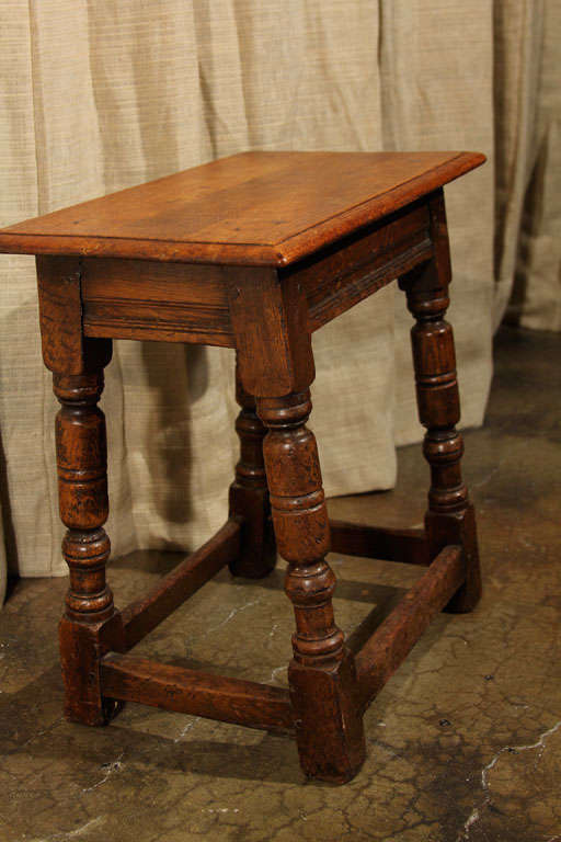 Early 20th Century Jacobean Style Walnut Pub Table For Sale 2