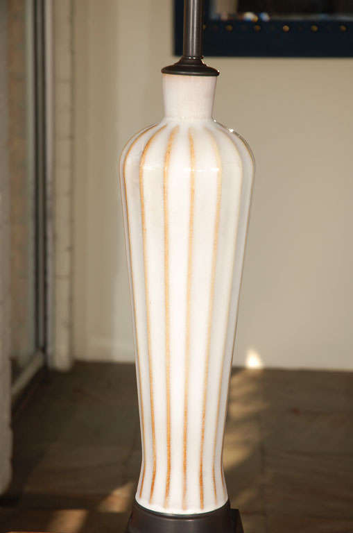 Danish Porcelain Table Lamp 1