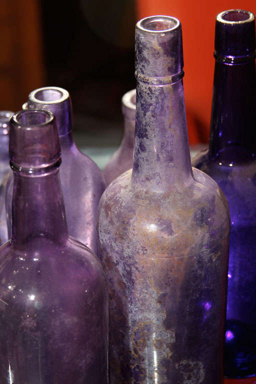 collection of 11 purpling bottles 4