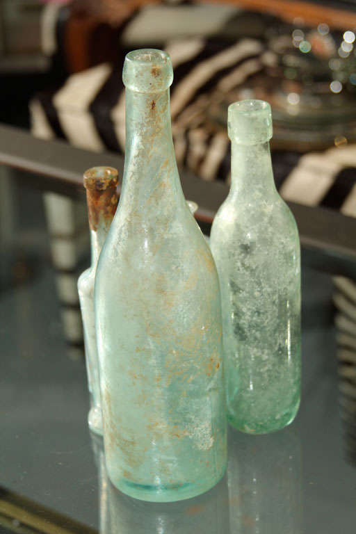 set of 5 aqua bottles 2
