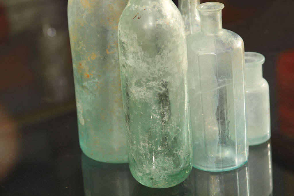 set of 5 aqua bottles 3