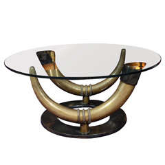 Low Table in Solid Bronze