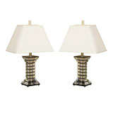 Exquisite Jewel-Like Lucite Table Lamps