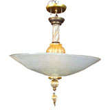 Vintage Elegant  Murano blown light fixture