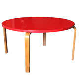 Alto  Red Top Lacquered Cocktail Table