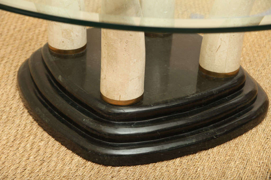 Tessellated Stone Tusk Cocktail Table For Sale 5