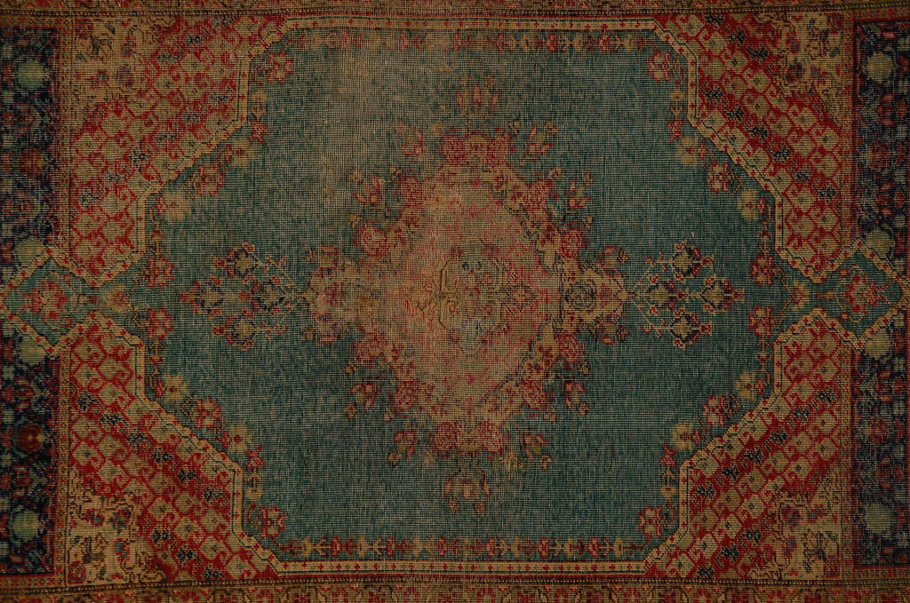 Antique Turkish Kysari Rug  In Good Condition For Sale In West Hollywood, CA