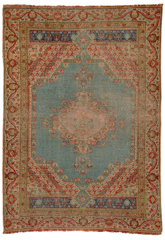 For over two centuries, Turkish carpets especially Kysari Silk Carpets, with their vivid colors, intricate designs, and delicate weaving -- have won worldwide acclaim.
In contrast to the frequently used chemical dyes in cities, Turkish carpet