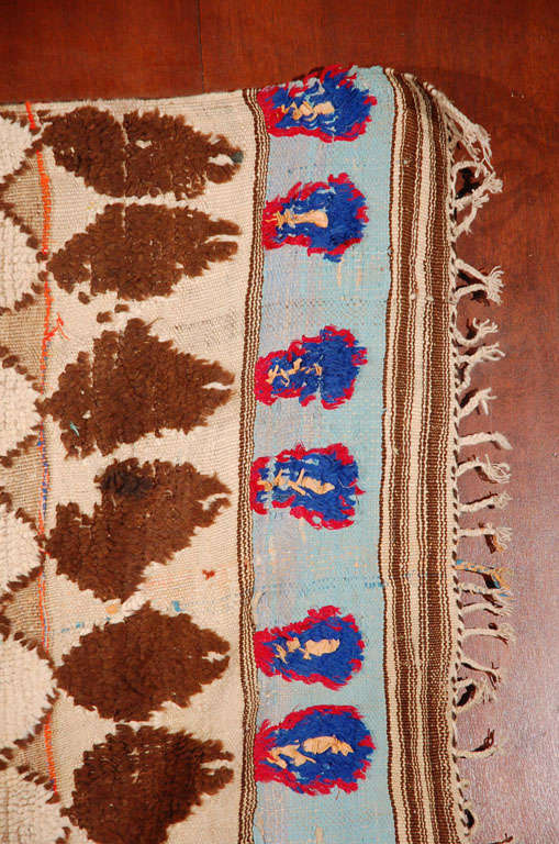 Vintage Moroccan Tribal Rug   For Sale 1