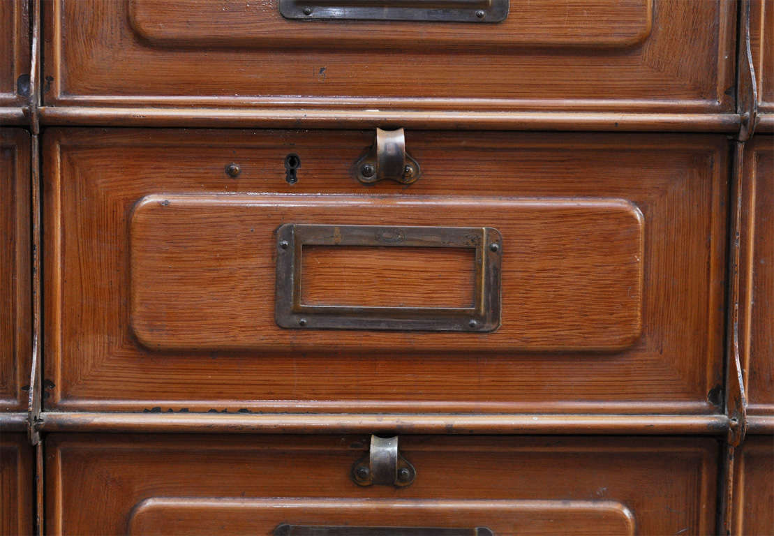 France, Faux painted multi-drawer cabinet made by Strafor
(Forges De Strasobourg).