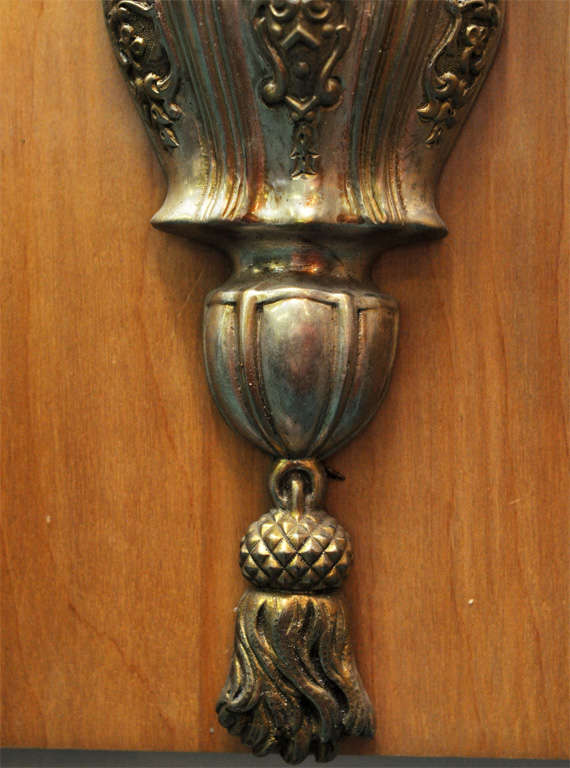 American silver wash two arm sconces 2
