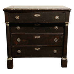 Antique French Country Empire Chest of Drawers