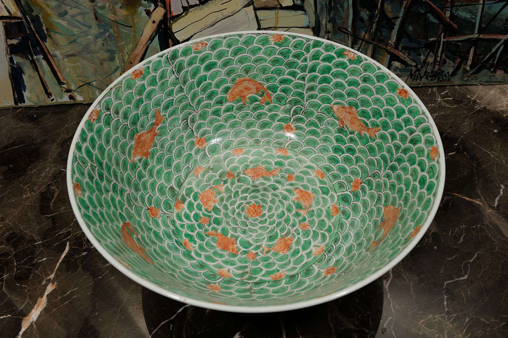 Hong Kong Large Japanese Porcelain Bowl