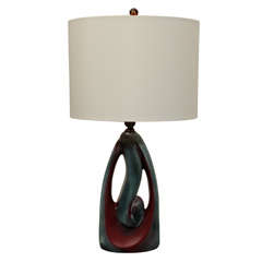 Beauce Pottery (of Quebec) base, table lamp