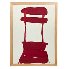 Parisian Artist Caroline Beauzon Bistro Chair Painting